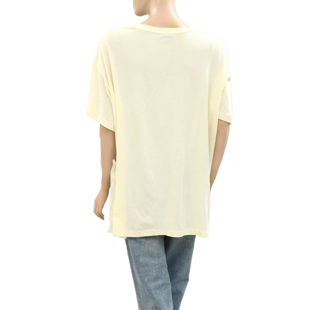 Anthropologie Pilcro Vintage Dad Tee Tunic Top