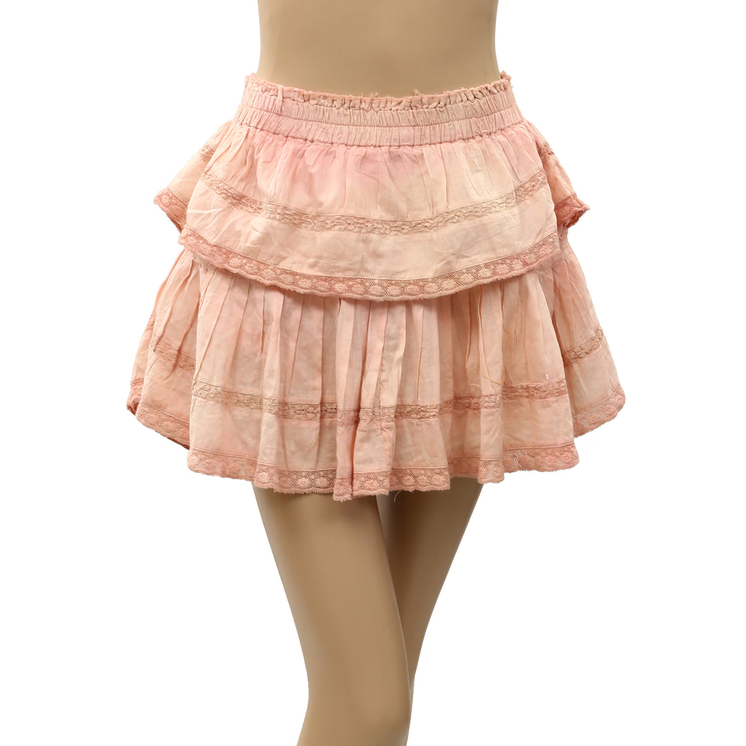Loveshackfancy Ruffle Girls Mini Skirt