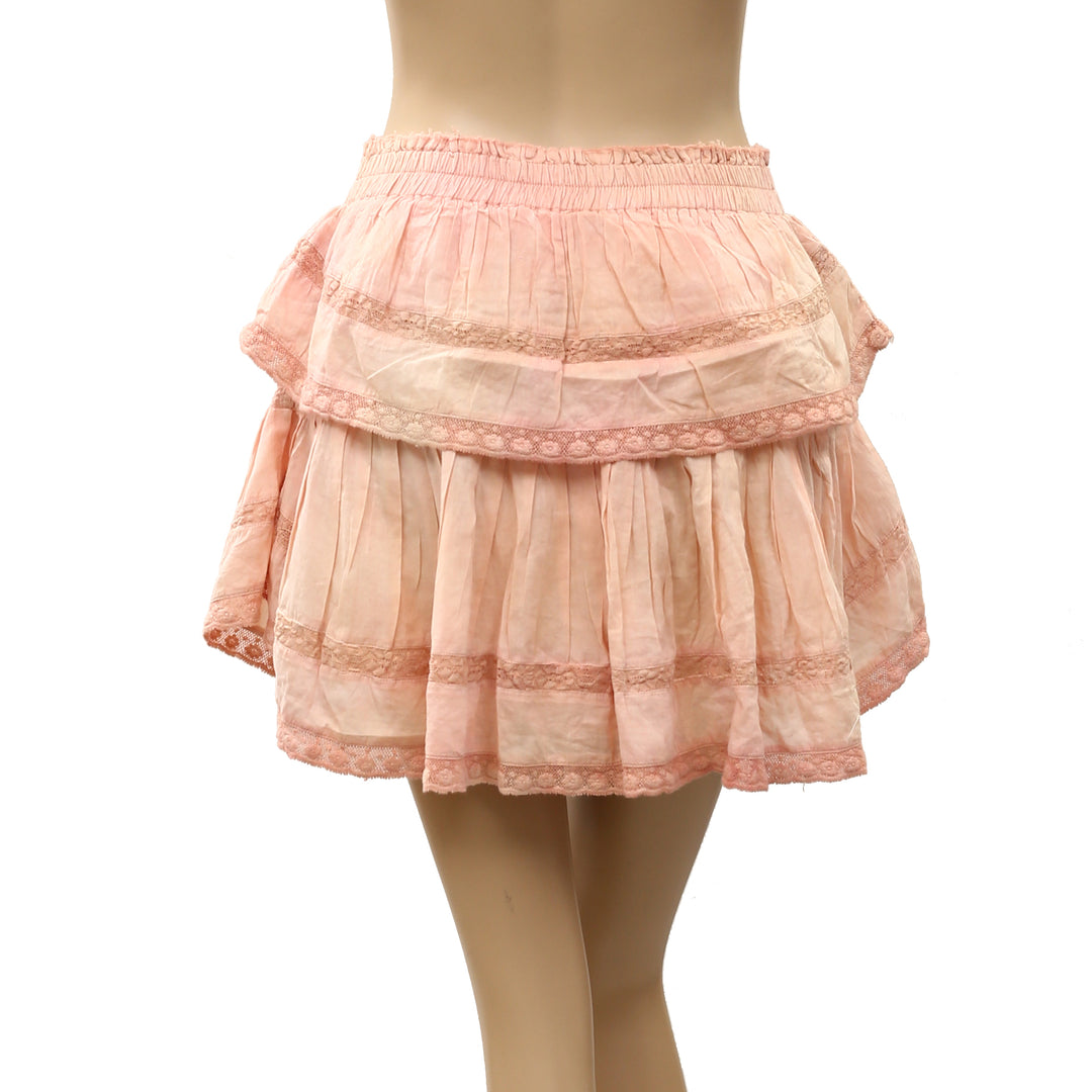 Loveshackfancy Ruffle Girls Mini Skirt