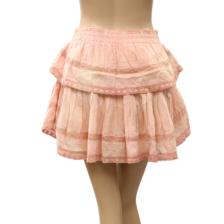 Loveshackfancy Ruffle Girls Mini Skirt
