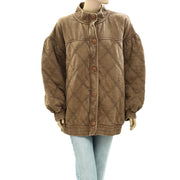 Free People Juno Quilted Jacket Top