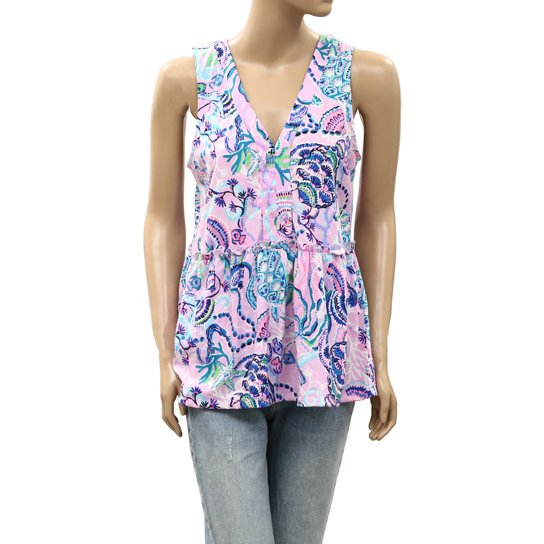 Lilly Pulitzer Sleeveless Blouse Top