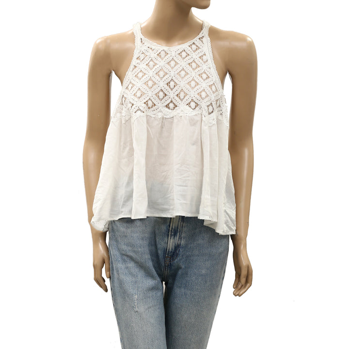 Free People Wandering Light Blouse Top