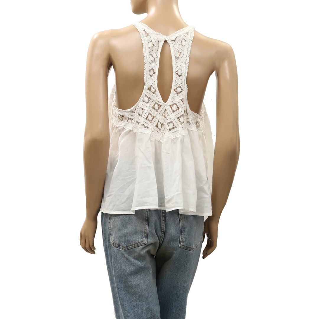 Free People Wandering Light Blouse Top