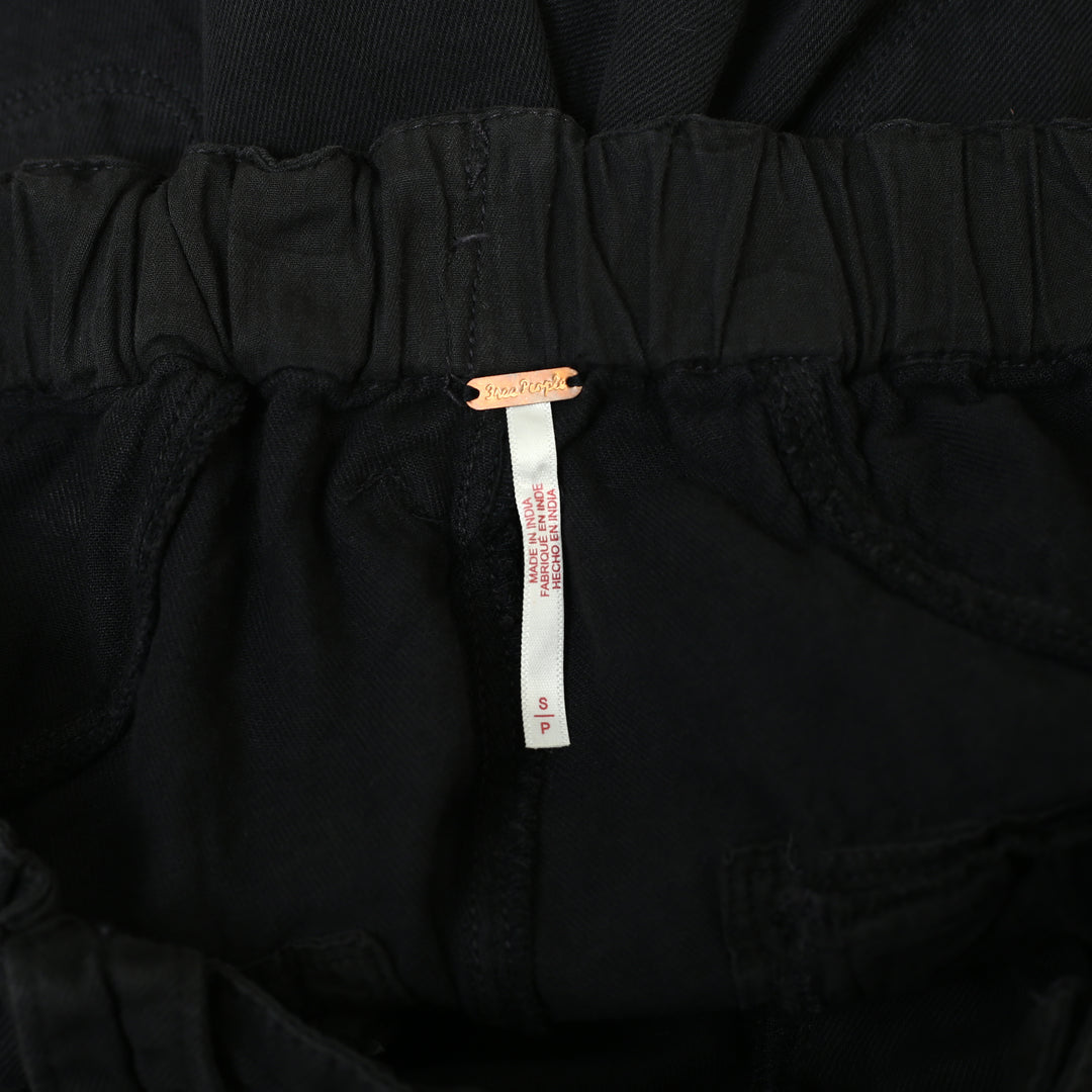 Free People Denim Jogger Trousers Pants