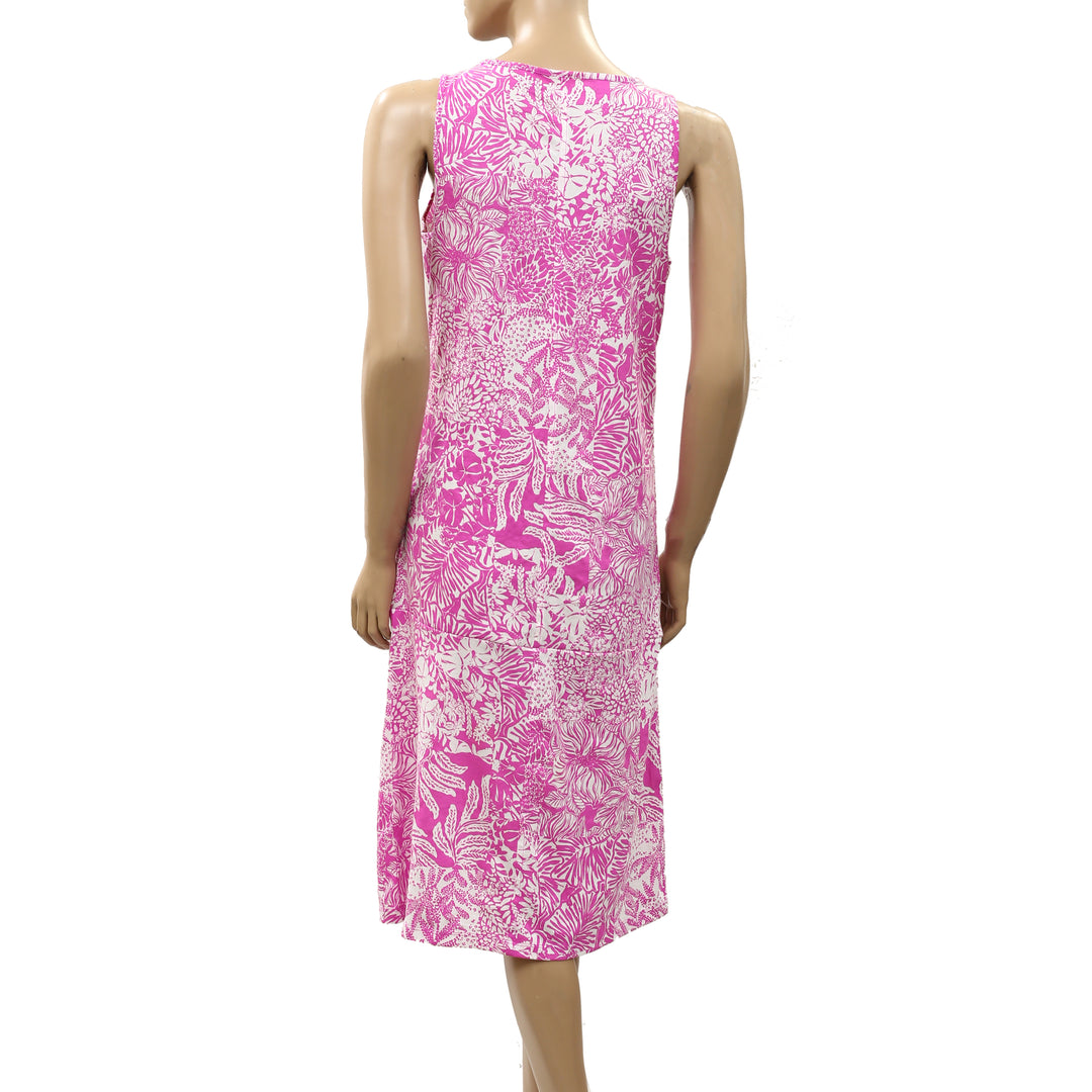 Lilly Pulitzer Lela Henley Tank Midi Dress
