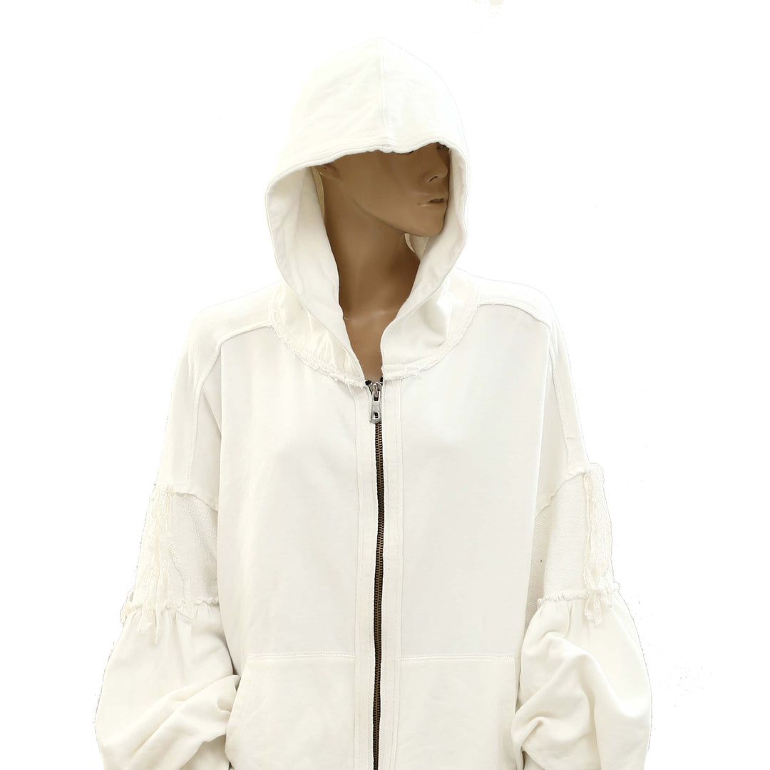 Free People Bow Girl Sweatshirt Top