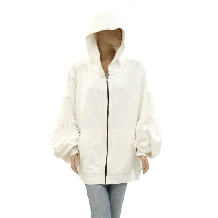 Free People Bow Girl Sweatshirt Top