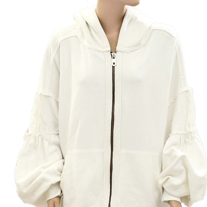 Free People Bow Girl Sweatshirt Top