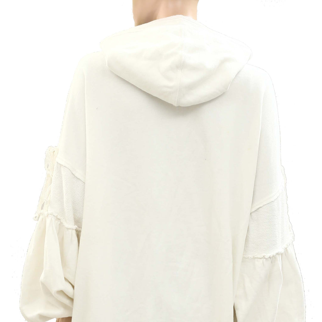 Free People Bow Girl Sweatshirt Top