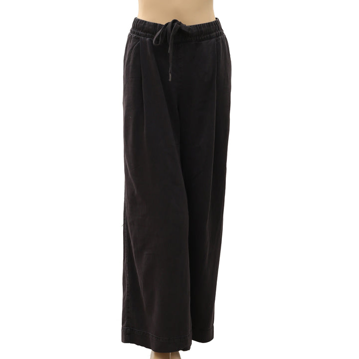 Free People Women's Wide-Leg Drawstring Trouser Pants
