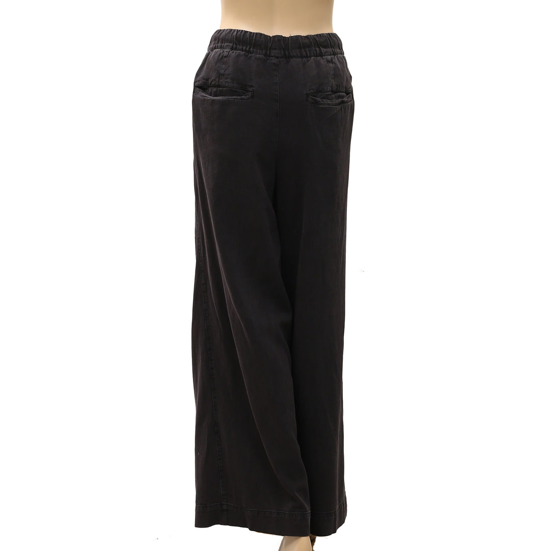 Free People Women's Wide-Leg Drawstring Trouser Pants