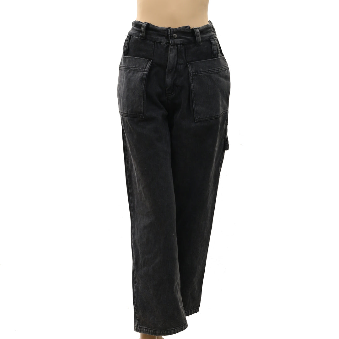 Free People Women's High-Rise Denim Jeans Pants