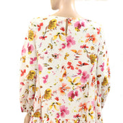 Merlette Byward Floral Printed Mini Dress