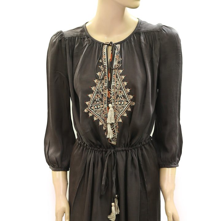 Odd Molly Anthropologie Embroidered Mini Dress