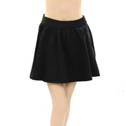 Posse Solid Black Mini Skirt