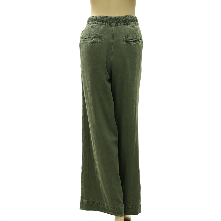 Free People Women's Wide-Leg Drawstring Trouser Pants