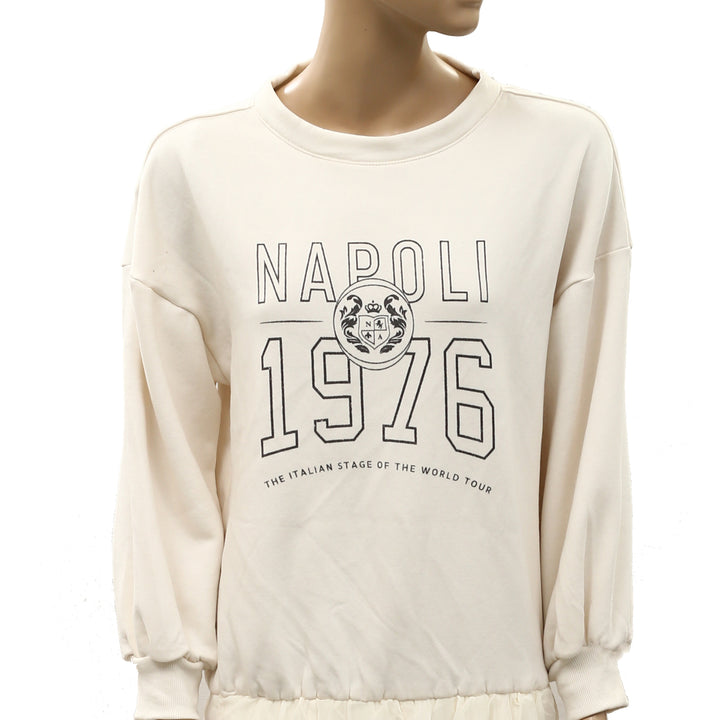 By Anthropologie Pilcro Sweatshirt Twofer Mini Dress