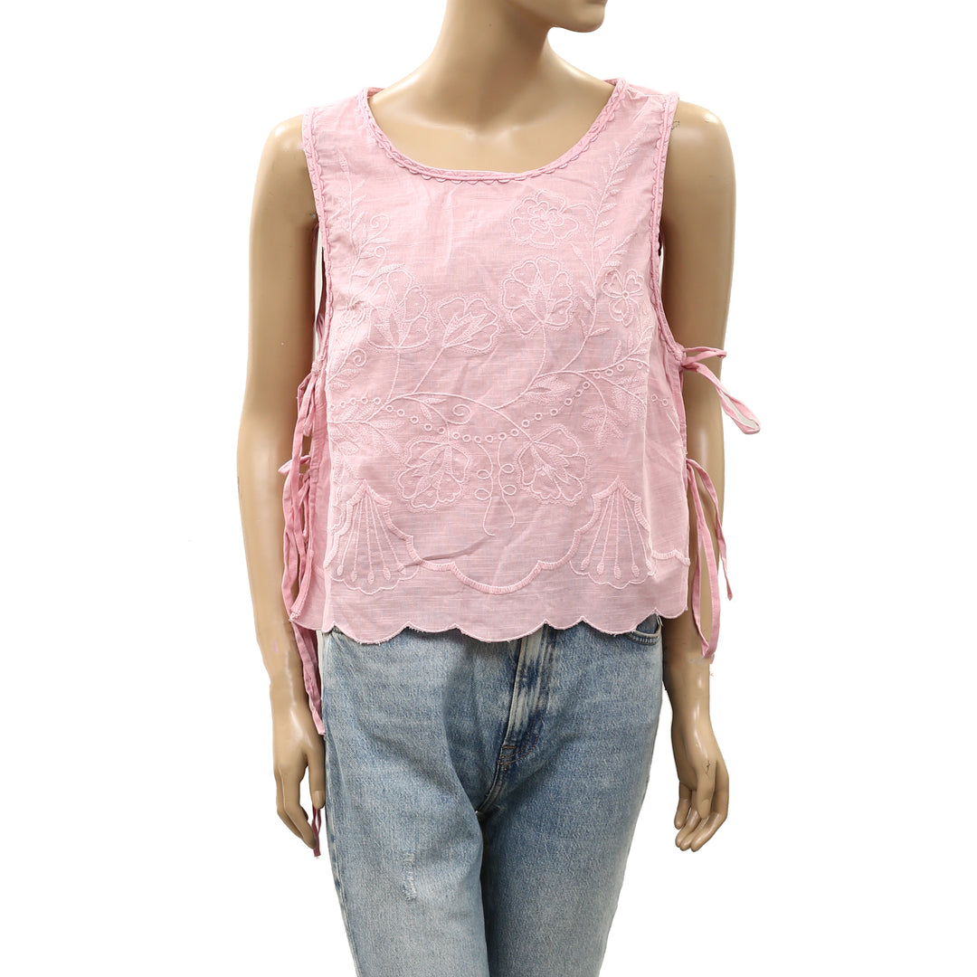 Free People Faded Gardens Tank Cropped Top