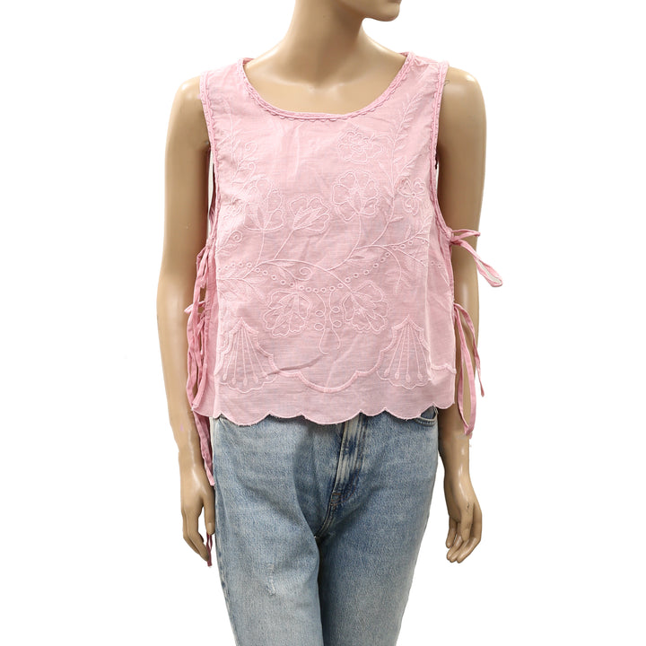 Free People Faded Gardens Tank Cropped Top