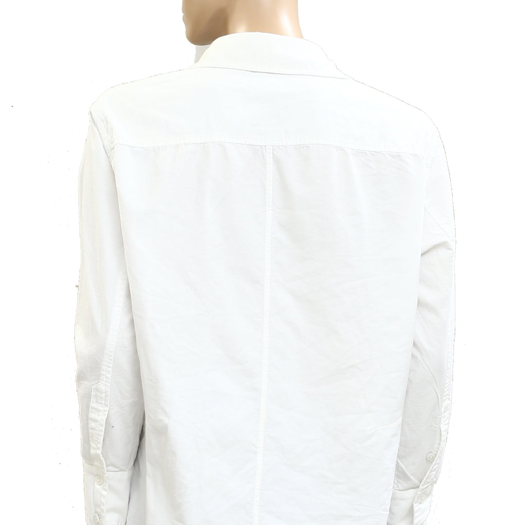 Voyageur By Mersea Brontë Relaxed Button Up Shirt Tunic Top