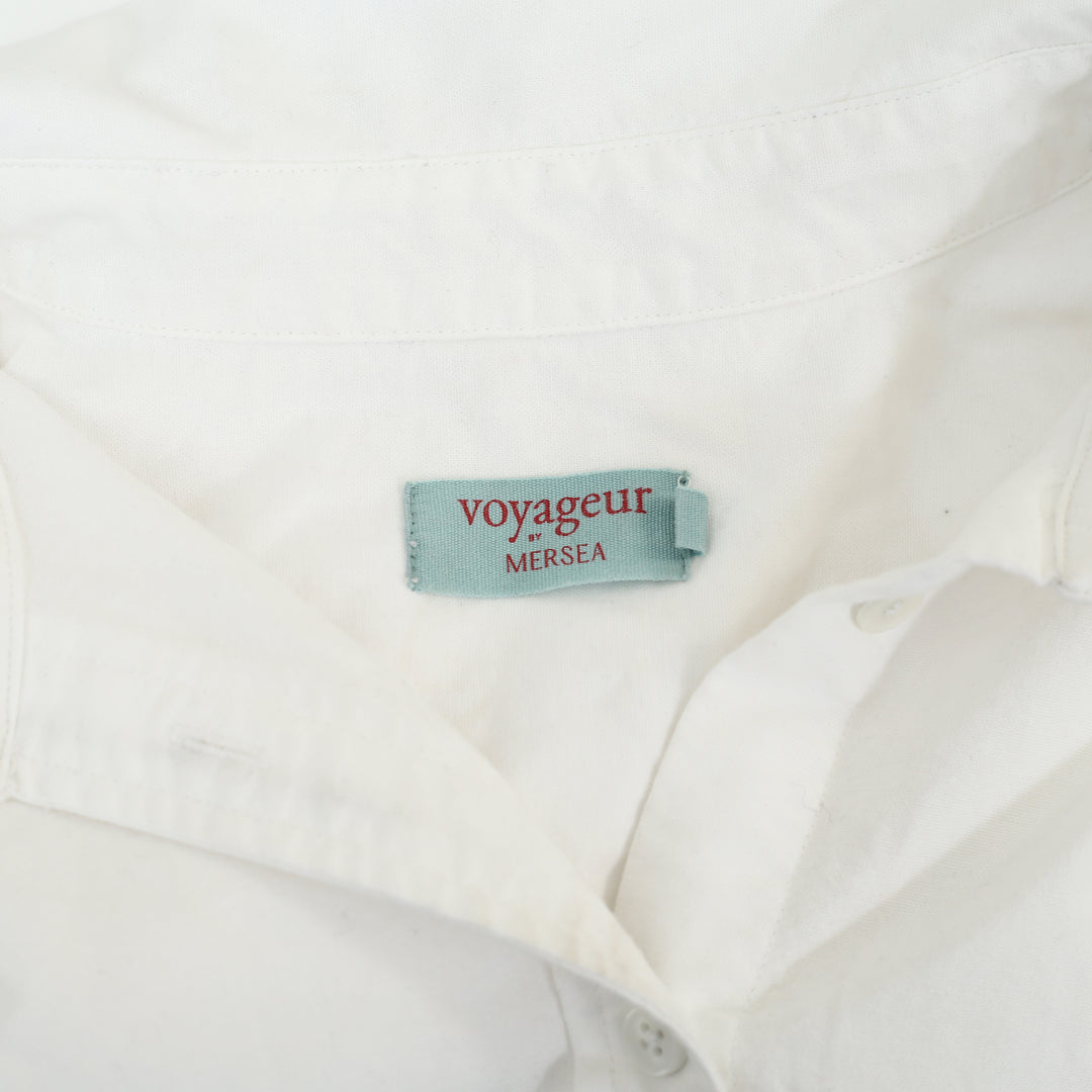 Voyageur By Mersea Brontë Relaxed Button Up Shirt Tunic Top