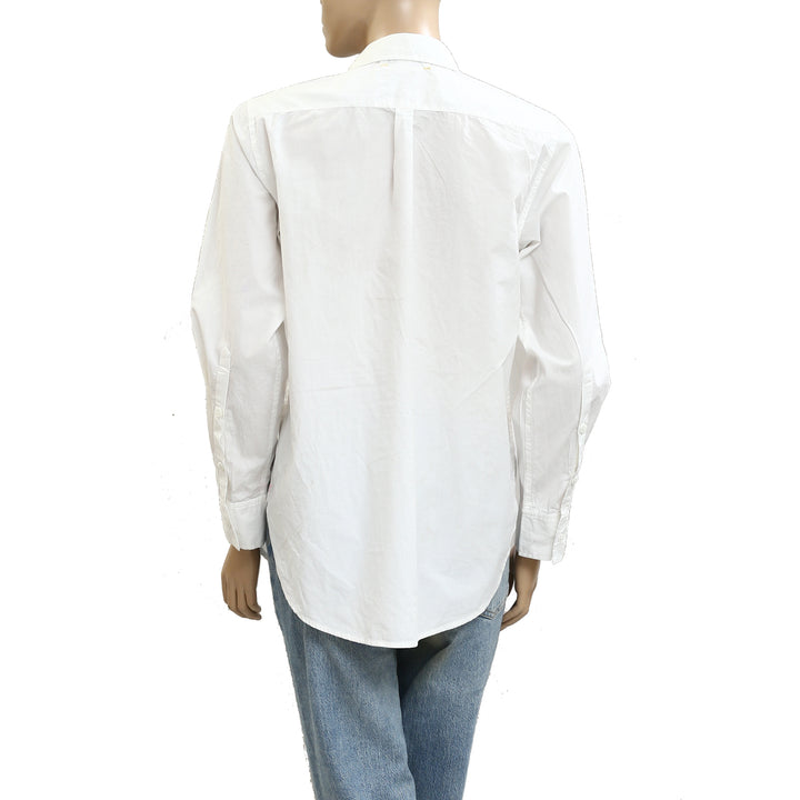 Kerri Rosenthal Mia Ruffle Front Tunic Shirt Top
