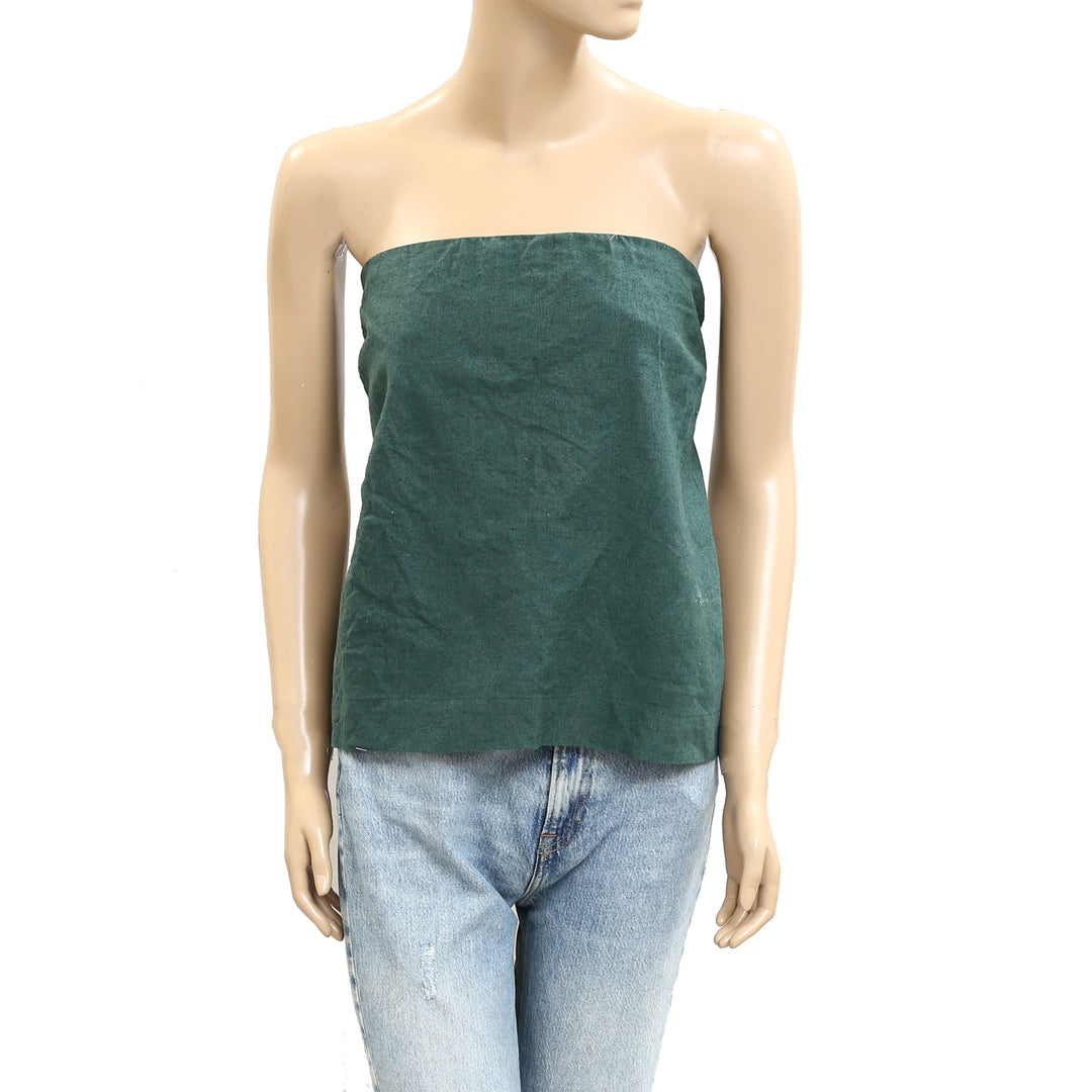 Free People Free-est Gotta Have It Cotton-Linen Tube Top