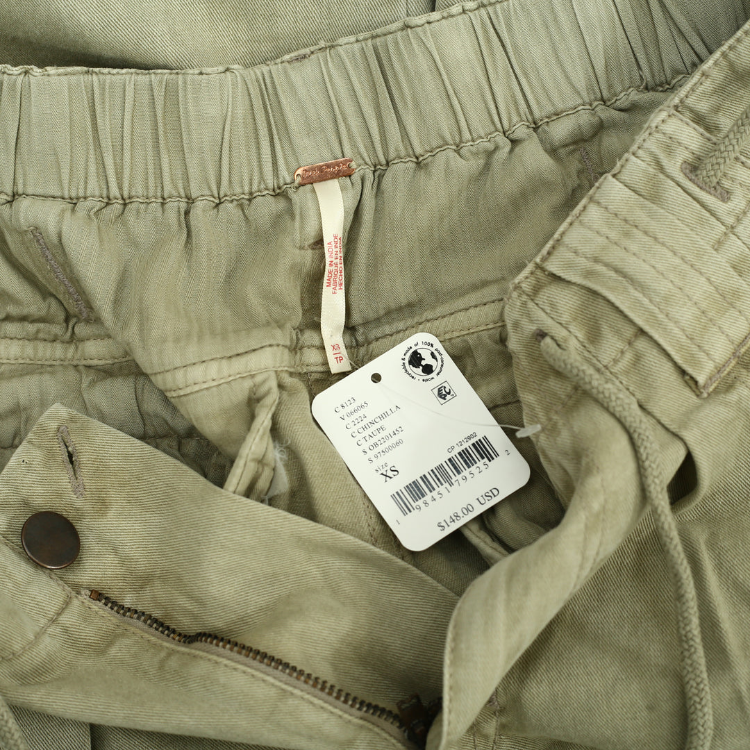 Free People Julien Wide-Leg Chino Trouser Pants
