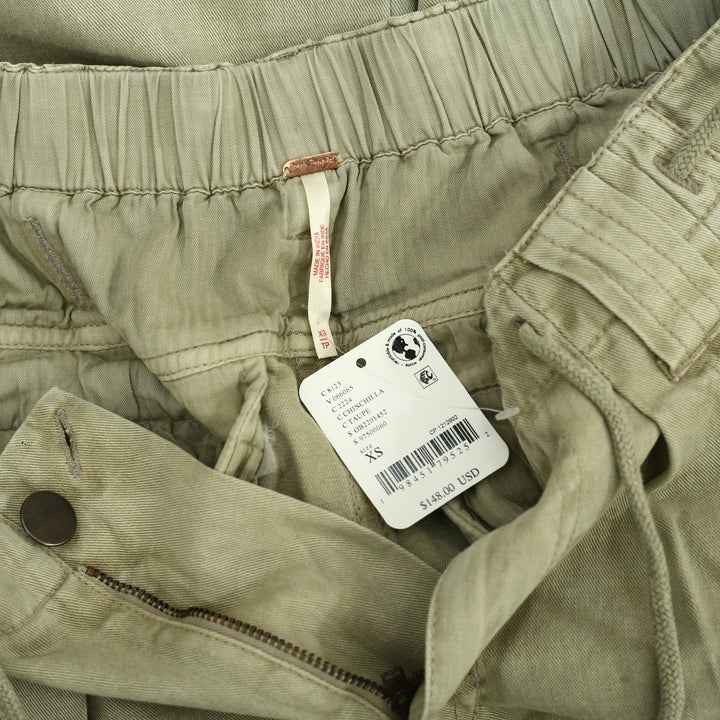 Free People Julien Wide-Leg Chino Trouser Pants