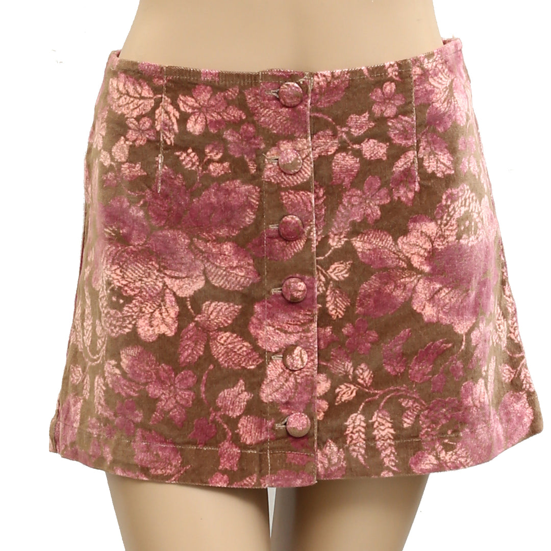 Free people After Party Printed Mini Skirt