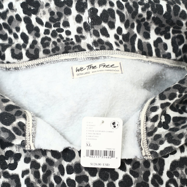 Free People We The Free It's A Vibe Print Hoodie Top