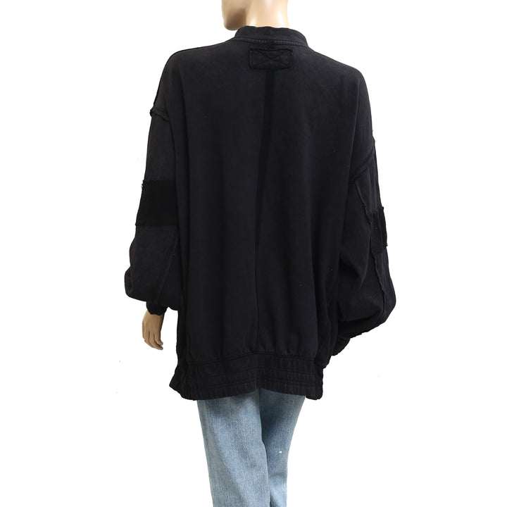 Free People Lou Moto Zip Jacket Top