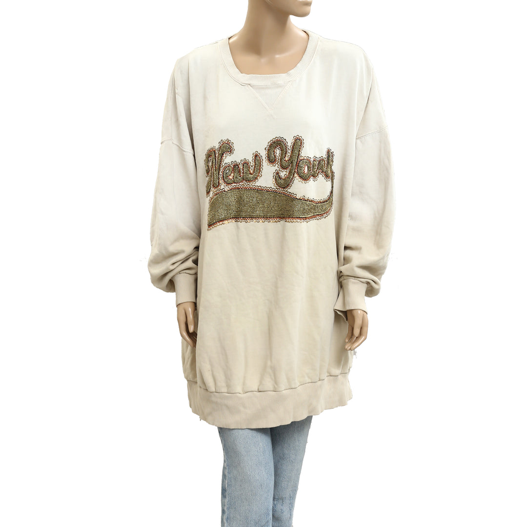 Free People Bali Drifter Sweatshirt Top