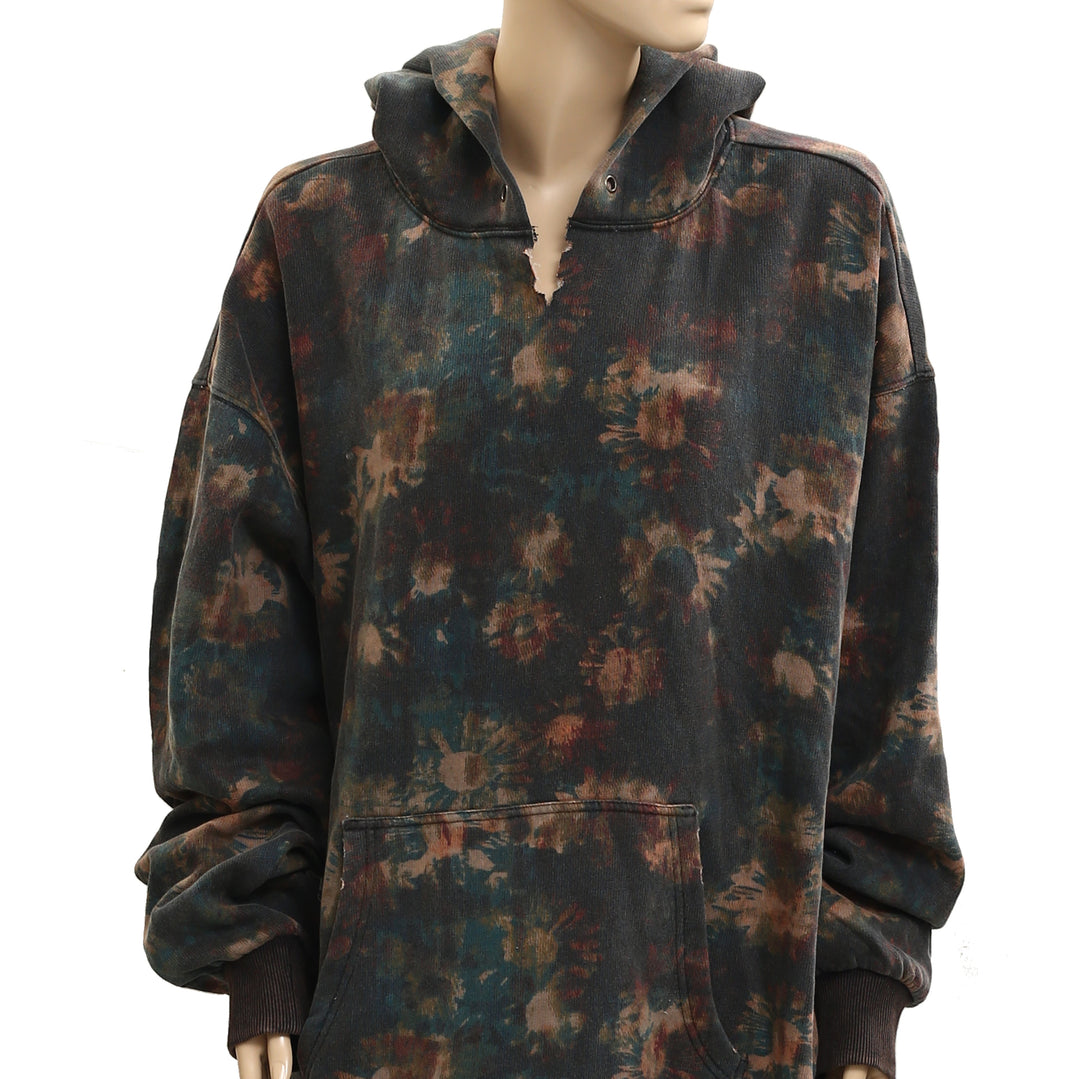 Free People We The Free It's A Vibe Print Hoodie Top