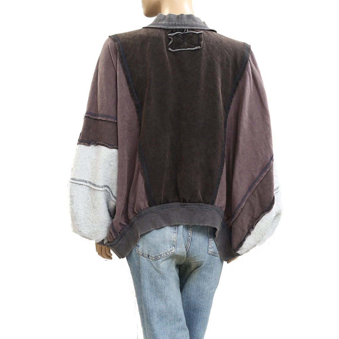 Free People We The Free Starburst Bomber Jacket Top