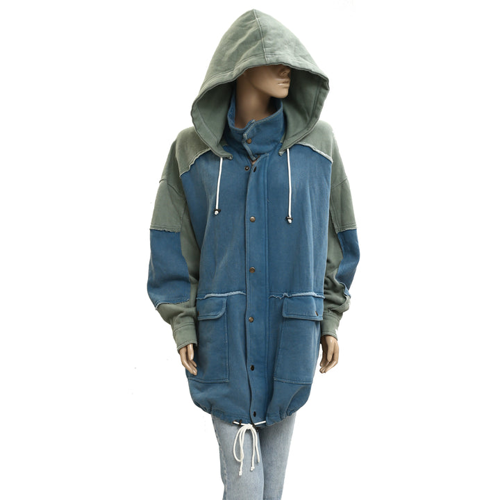 Free People Radio Cardi Hoodie Jacket Top