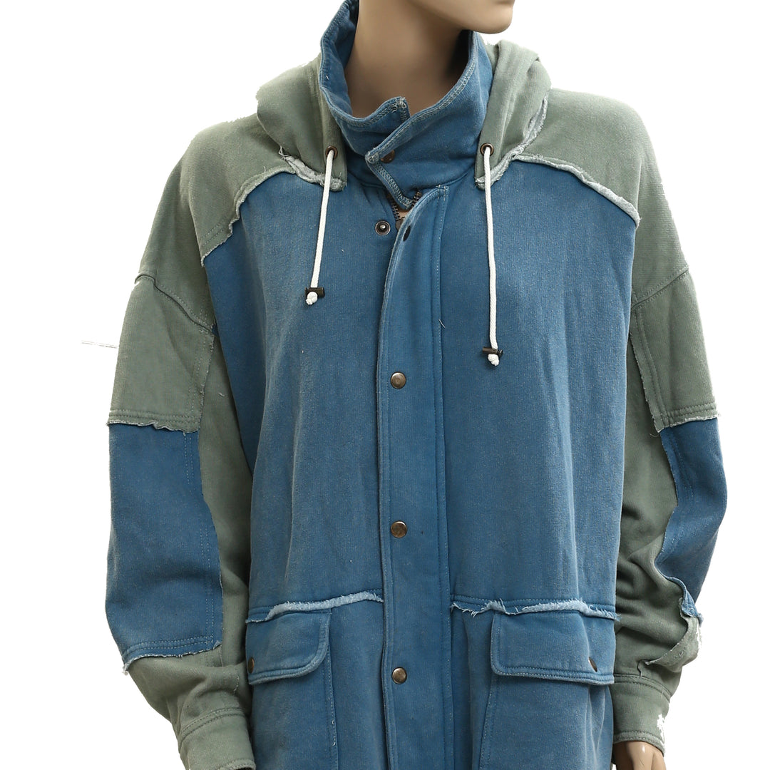 Free People Radio Cardi Hoodie Jacket Top