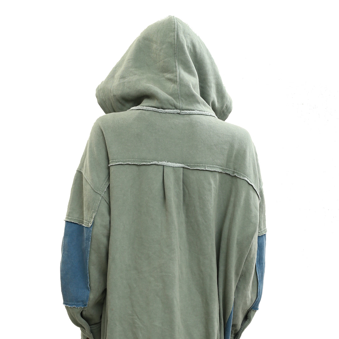 Free People Radio Cardi Hoodie Jacket Top