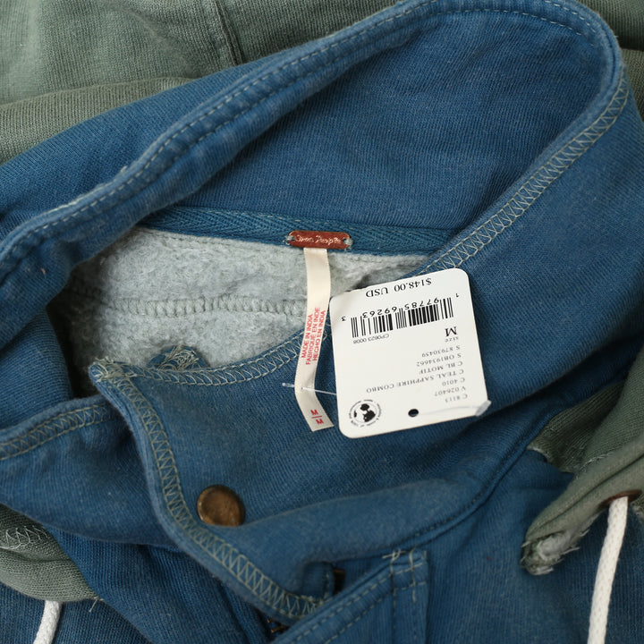 Free People Radio Cardi Hoodie Jacket Top