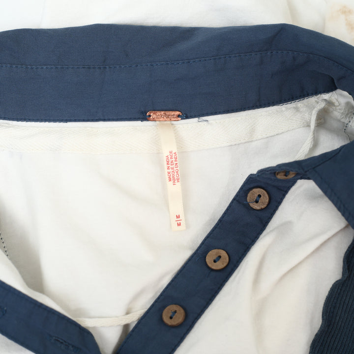 Free People Wednesday Polo Tee Blouse Top