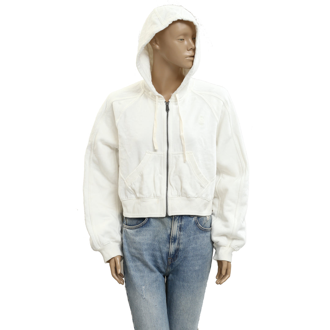 Free People FP Movement Side Line Zip Hoodie jacket Top