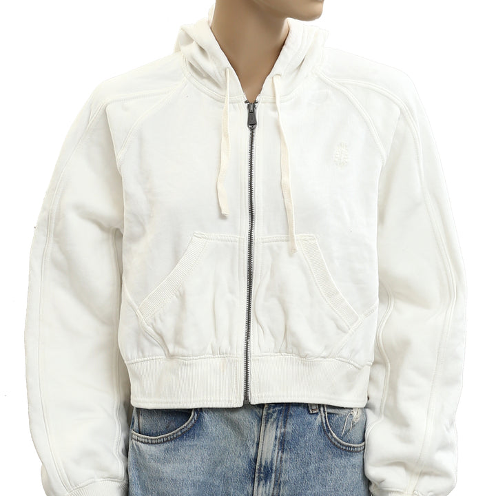 Free People FP Movement Side Line Zip Hoodie jacket Top