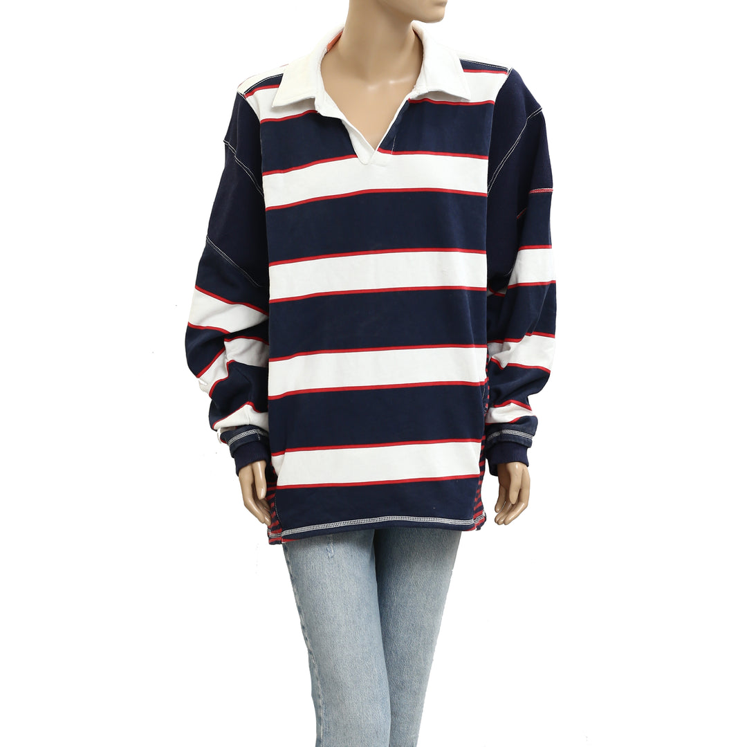 Free People FP Movement Work It Out Printed Pullover Top