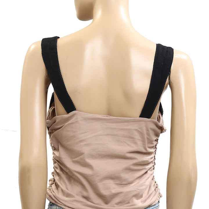 Free People 2 Tone Tank Blouse Top