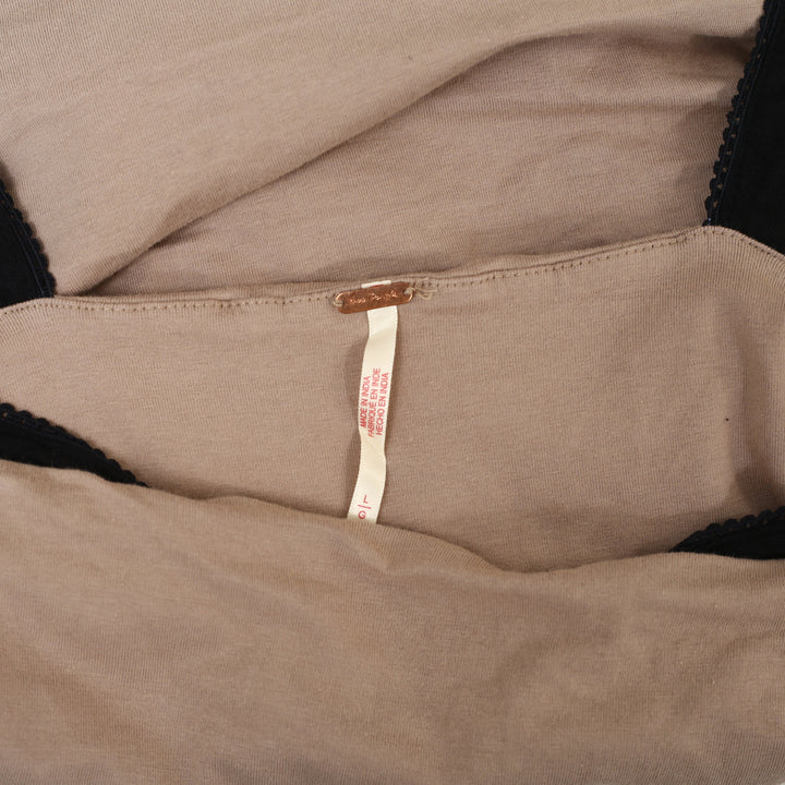 Free People 2 Tone Tank Blouse Top