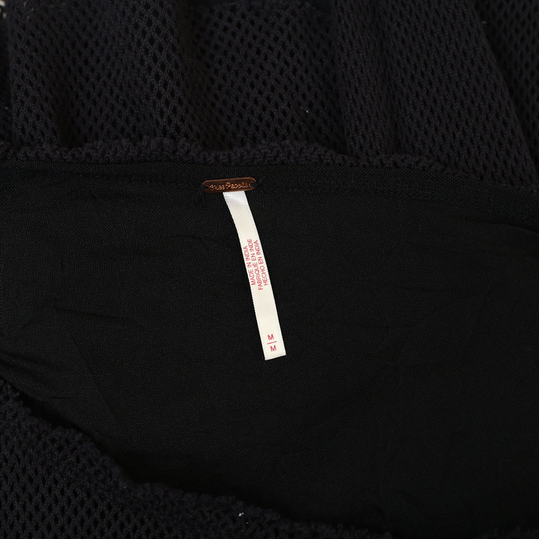 Free People Beau Mesh Layering Blouse Top