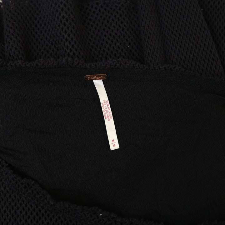 Free People Beau Mesh Layering Blouse Top