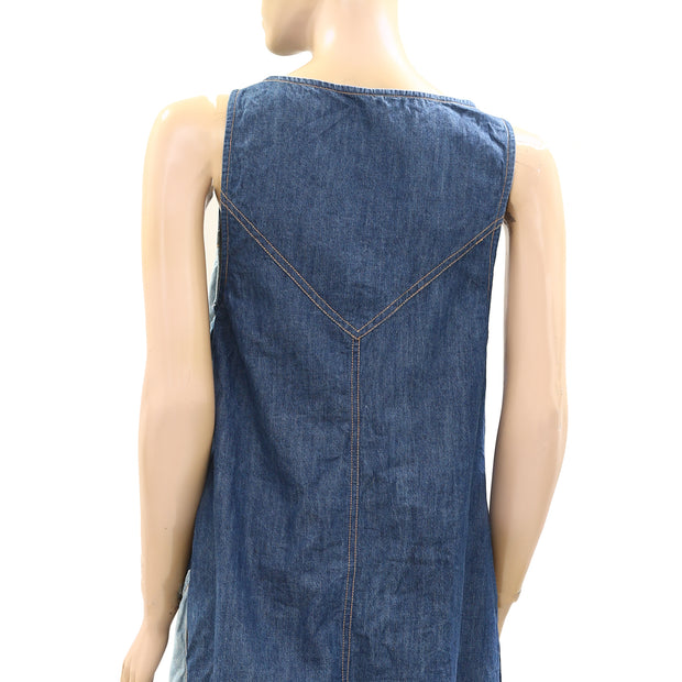 Free People Patches Of Denim Short Dress