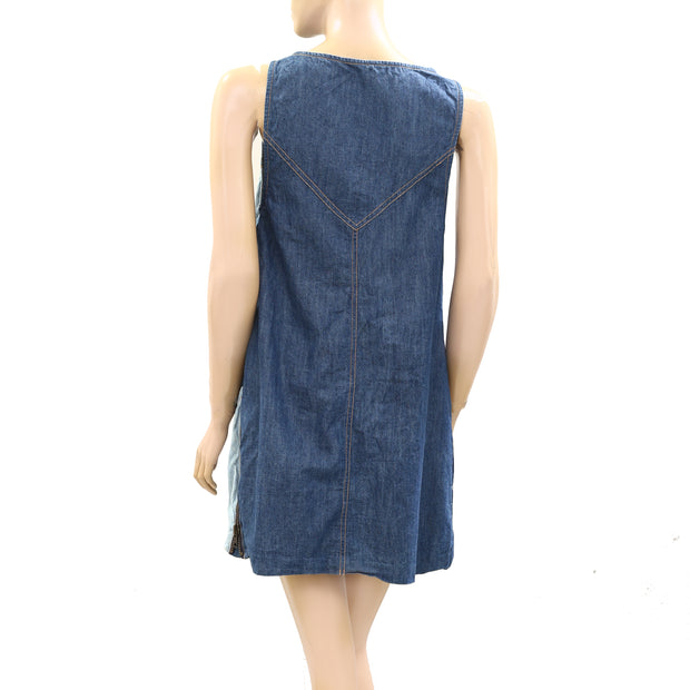 Free People Patches Of Denim Short Dress